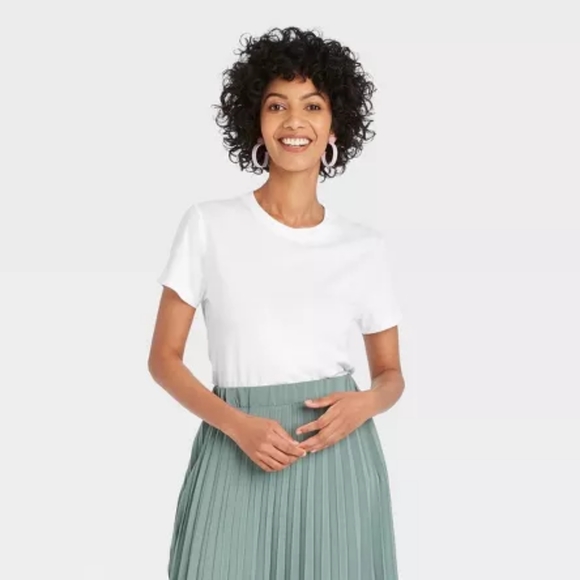 13. Five Women's Short Sleeve Slim Fit Casual T-Shirt - A New Day - Picture 5 of 11